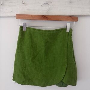 Abercrombie & Fitch Olive Mini Skort